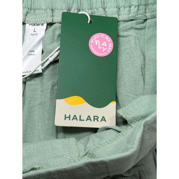 Halara Womens Wide Leg Work Pants Spray Large/Regular - Picture 5 of 9